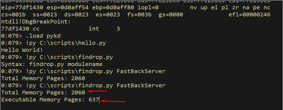 637 executable pages found