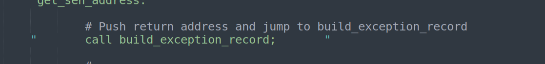 CALL build_exception_record - return address is the handler entry point